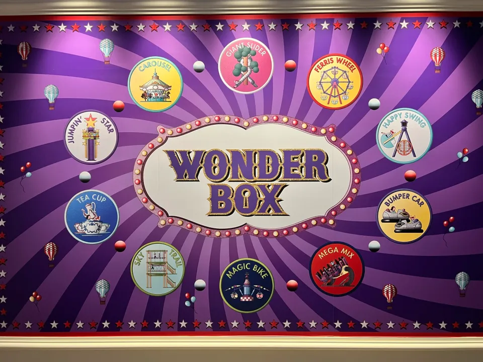 WONDERBOXの案内。敷地にはカジノ以外の楽しみも。