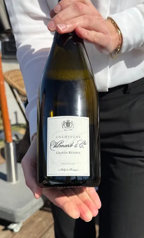 Château de Sacyで見せてもらったVilmart & Cie Grande Réserveのシャンパンボトル